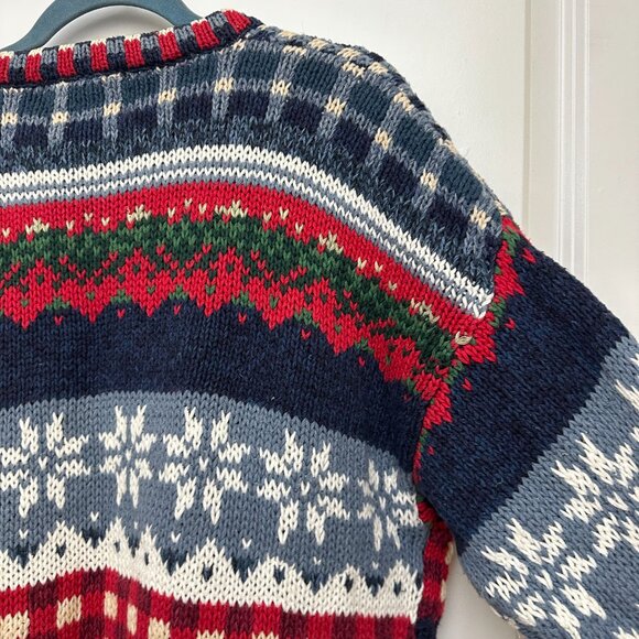 Vintage 90s Heirloom Collectibles Ugly Christmas Sweater Women's Size Large - Picture 11 of 16